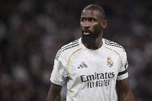 对阵埃尔切破门，吕迪格打进个人2024年1月3日以来首粒西甲进球