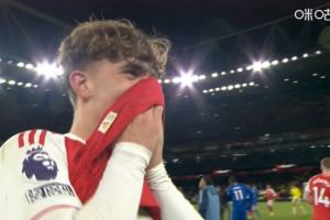 怼着拍!16岁道曼英超首球创历史,摄影师追着道曼拍摄持续数十秒