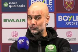 哈兰德隐私部位是否受伤？瓜帅露迷之笑容：希望他妻子今晚能开心