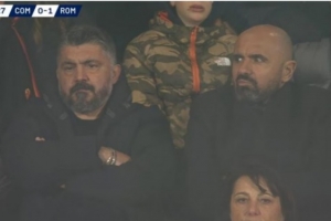 罗体：加图索现场观战科莫vs罗马，考察罗马球员的表现