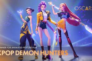 2026奥斯卡获奖名单:《K-POP:猎魔女团》力压《疯狂动物城2》夺得最佳动画长片奖