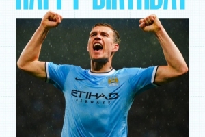 曼城祝哲科40岁生日快乐,球员效力期间出战189场72球28助