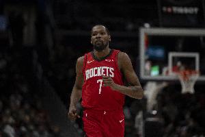 潇洒！杜兰特持球单打 晃动变向中投洞穿篮心