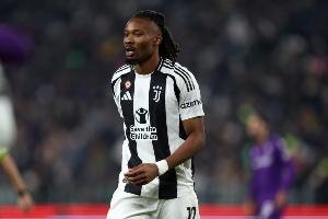 意媒：K·图拉姆继续单独训练，预计将在明天恢复尤文合练