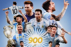 魔术师：恭喜梅西达成900球里程碑&与C罗历史唯二 这令人难以置信