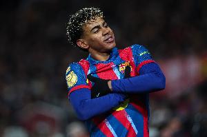 欧冠史上只有3名球员青少年时期打入10+进球：姆巴佩哈兰德亚马尔