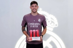 1进球3助攻，巴尔韦德当选皇马2月最佳球员