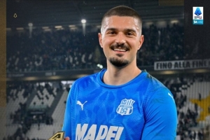 全场7次扑救,官方:萨索洛门将穆里奇当选1-1尤文全场最佳球员