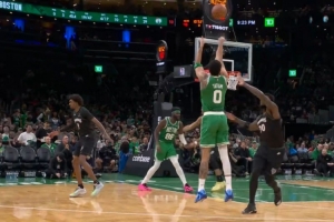 强势反弹!塔图姆内外开花连得7分 率队轰出11-0打停森林狼