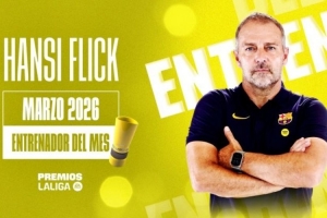 3战全胜,官方:巴萨主帅弗里克当选西甲3月最佳主帅