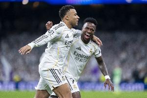 龙赛罗：维尼修斯把球队扛在了肩上，而我看到姆巴佩在球场上散步