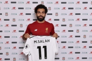 回首来时!2017年25岁萨拉赫4200万加盟利物浦,9年9冠435场255球