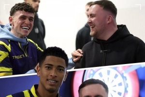 电讯报：飞镖神童利特勒访问英格兰队，鼓励球队赢得世界杯冠军