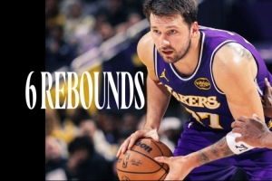 联盟领跑者!湖人官方晒东契奇数据海报:本赛季第14场40+之战