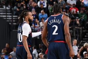 伦纳德：加兰有全明星级别的天赋 他能造杀伤&有中距离&有三分