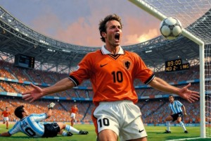 世界杯经典进球第1期：博格坎普极致优雅与残忍，把阿根廷踢回家